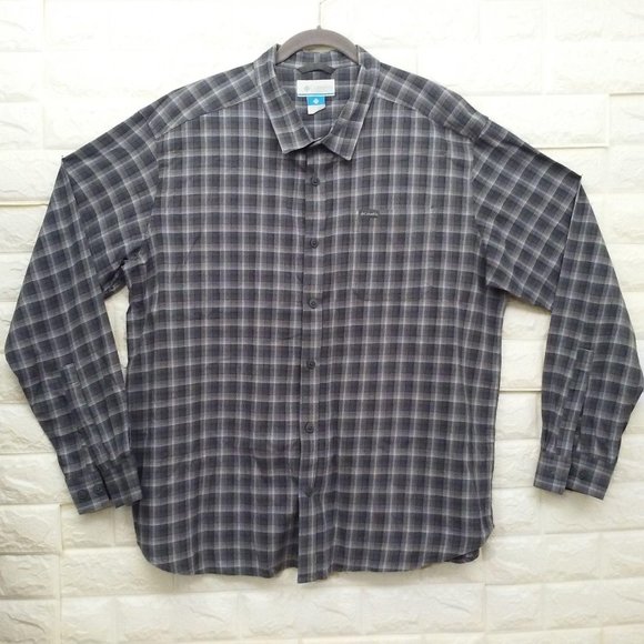 Lot of 2 - Columbia Checked Button-up Shirts XXL - Picture 2 of 12